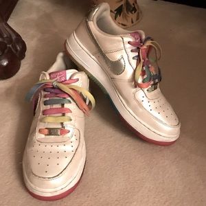 Nike Air Force 1, Pearlized Multi Color Low Tops